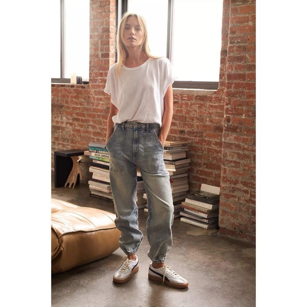 Mother Wraper Patch Jeans